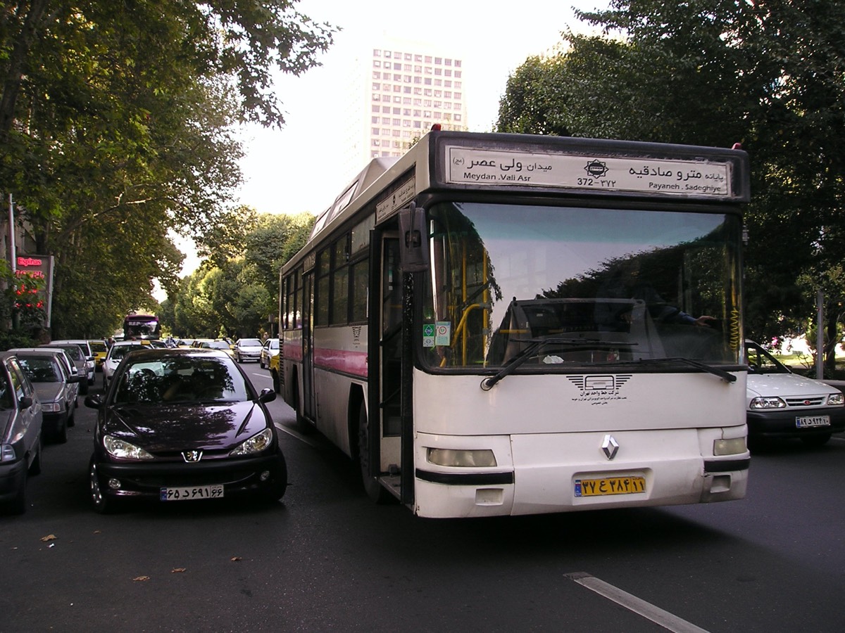 Renault service bus in Tehran