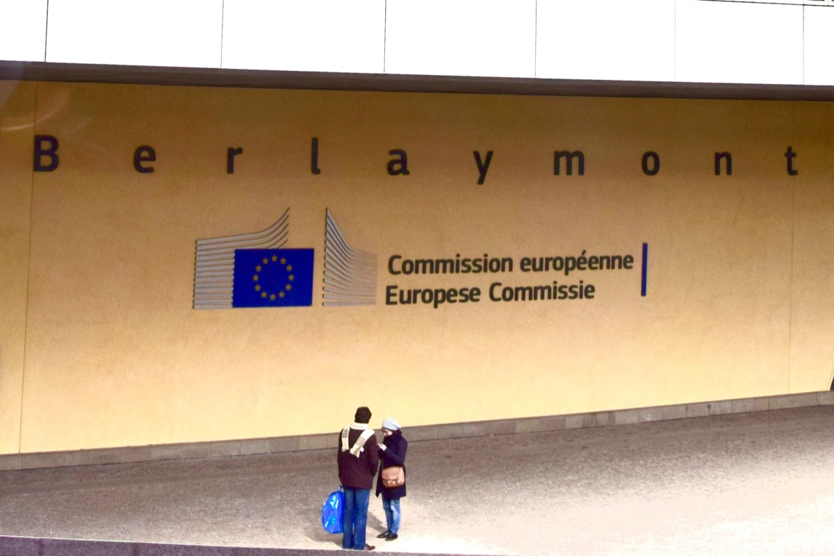 The European Commission headquarters, the Berlaymont building in Brussels